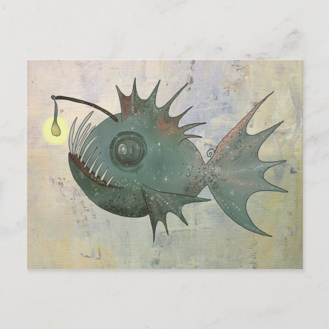 Postal Anglerfisch (Anverso)