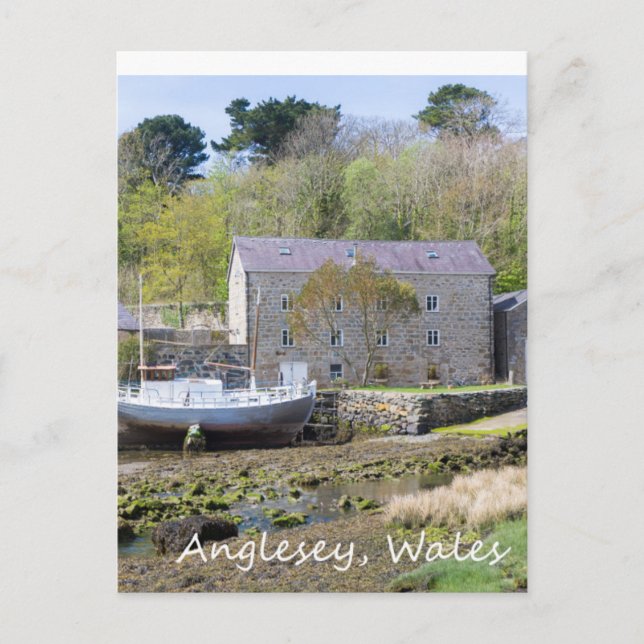 Postal Anglesey, Gales (Anverso)