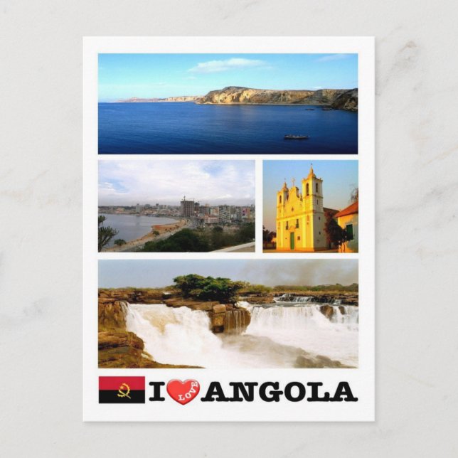Postal Angola - Amo - (Anverso)