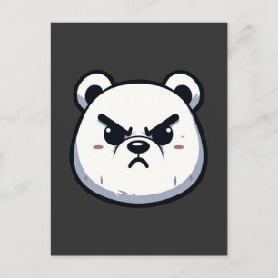 Postal Angry Polar Bear Design