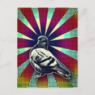 Postal Angry Postcard Pigeon