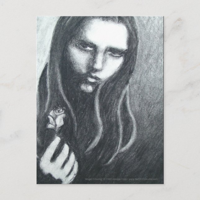 Postal Angst (dibujo) (Anverso)