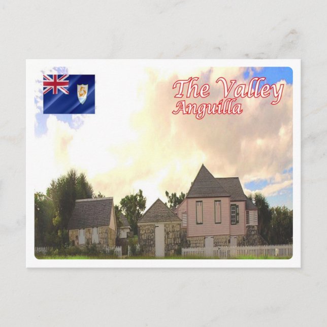 Postal Anguila - El Valle - (Anverso)
