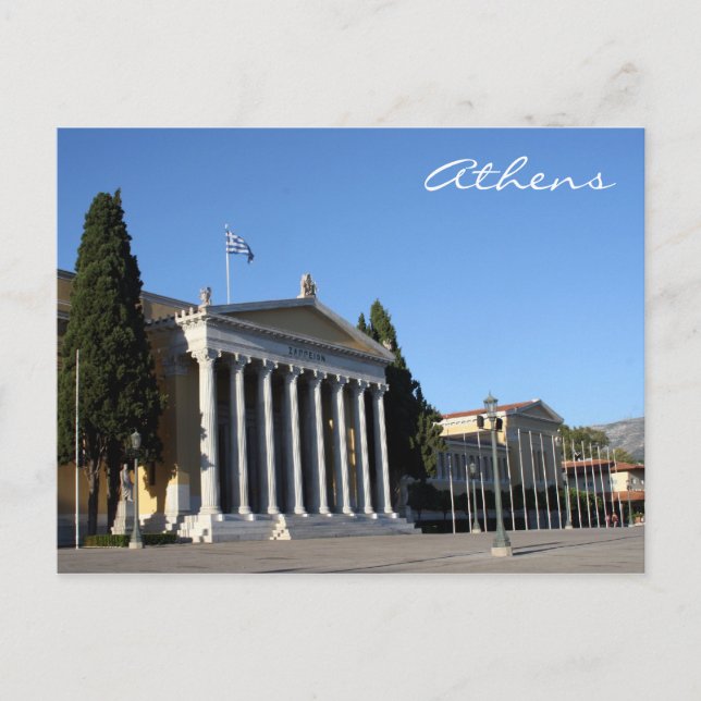 Postal ángulo de zappeion (Anverso)