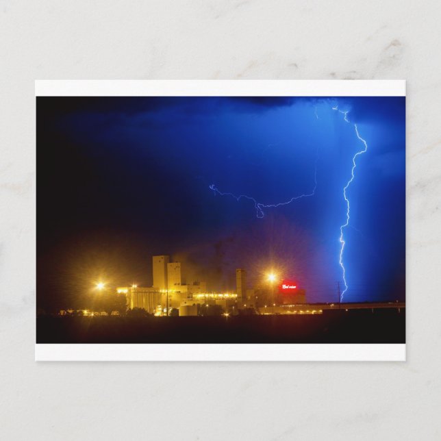 Postal Anheuser-Busch Budweiser Brewery Lightunder (Anverso)