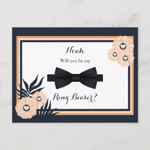 Postal Anillo de Bodas Negro Perla Watusi Portador del An
