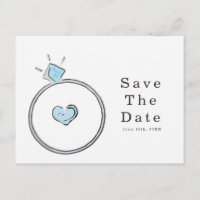 Anillo de Compromiso de Boda Caprichoso Save The D