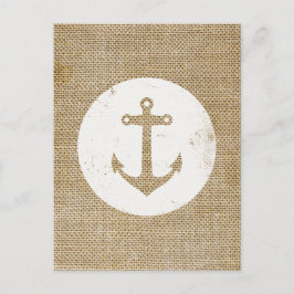 Postal Anillo de cosecha rústica