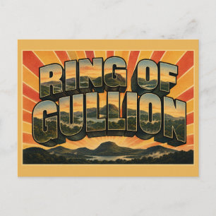 Postal Anillo de Gullion Irlanda del Norte Viajes Antiguo