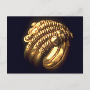 Postal Anillo de oro de vibración