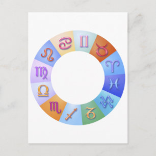 Postal Anillo del zodiaco