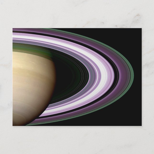 Postal Anillos de Saturno (Anverso)