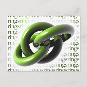 Postal Anillos verdes