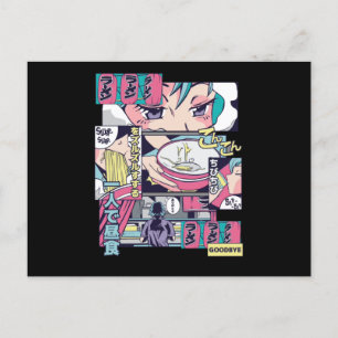 Postal Animación de la tienda Ramen