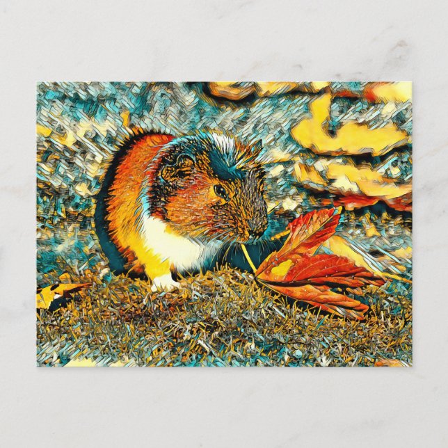Postal AnimalArt_Cuy_001 (Anverso)