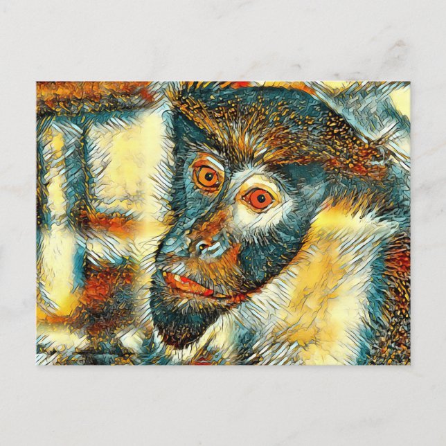 Postal AnimalArt_Mono_002 (Anverso)