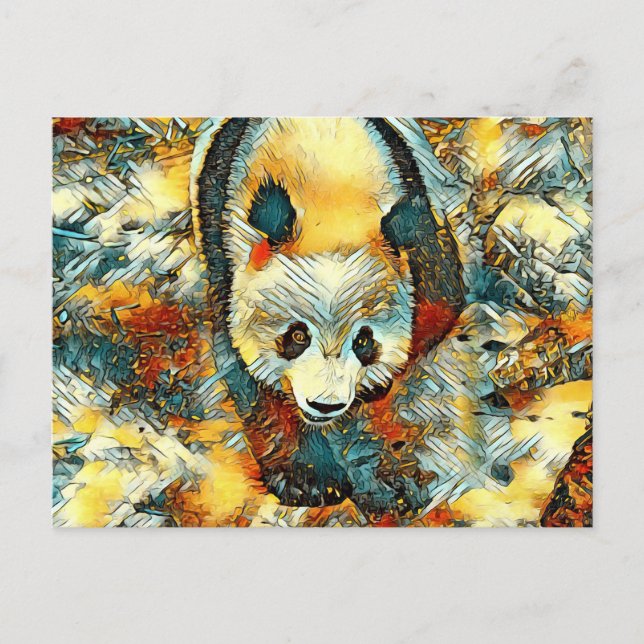 Postal AnimalArt_Panda_006 (Anverso)