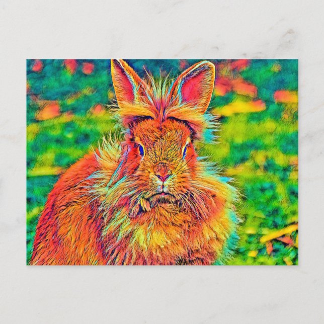Postal AnimalColor_Conejo_004 (Anverso)