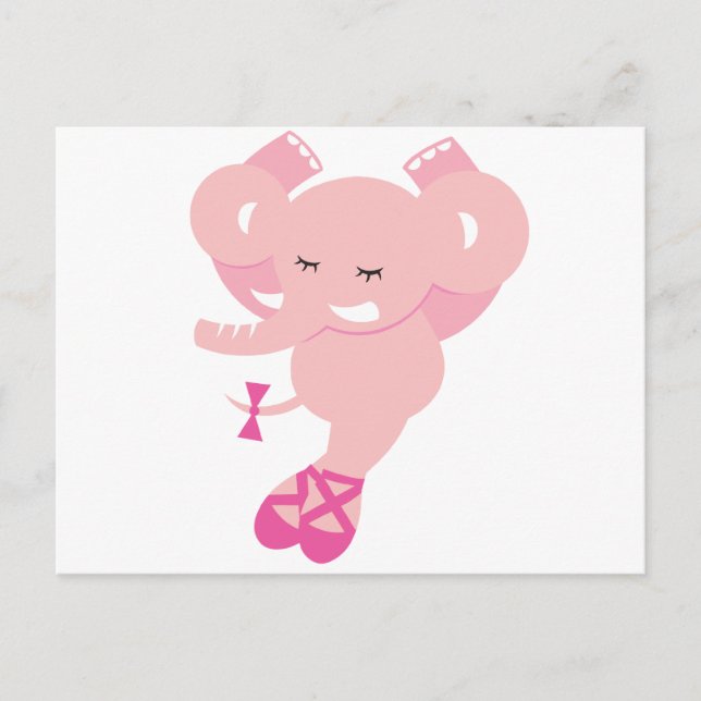 Postal Animales ABC - Ellie (Anverso)