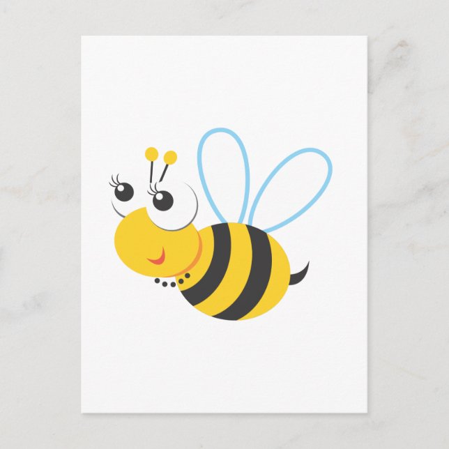 Postal Animales - Abeja (Anverso)
