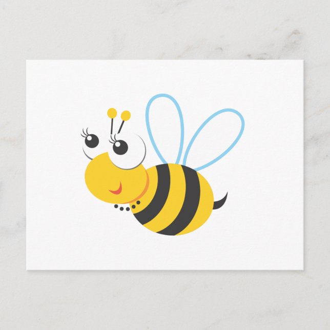 Postal Animales - Abeja (Anverso)
