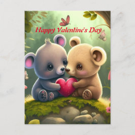 Postal Animales cortos enamorados