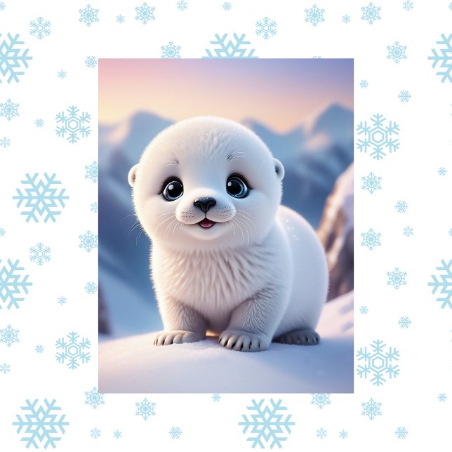 Postal Animales cortos, invierno, foco, posta (Subido por el creador)