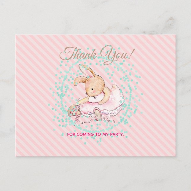 Postal Animales de ballet AquaBallet Animales Aqua Gracia (Anverso)