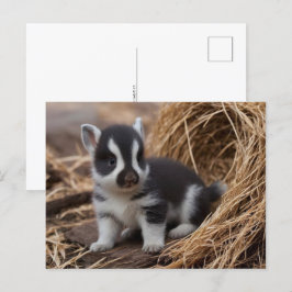 Postal Animales de bebé, posta