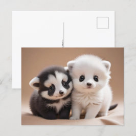 Postal Animales de bebé, posta