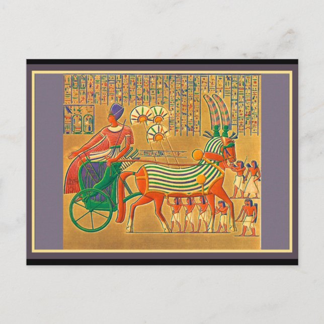 Postal ANIMALES DE Egipto (Anverso)