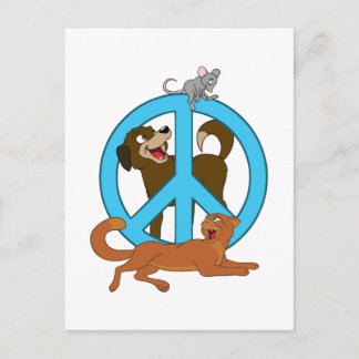 Postal Animales de la Paz