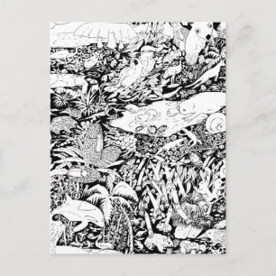 Postal Animales en paz