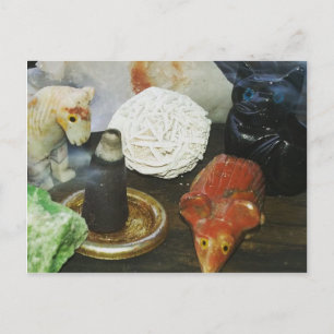 Postal Animales espirituales, cristales e incentivos