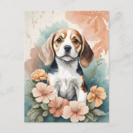 Postal Animales para bebés | Adorable Beagle Puppy