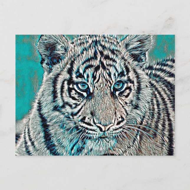 Postal AnimalMix_Tiger_046 (Anverso)