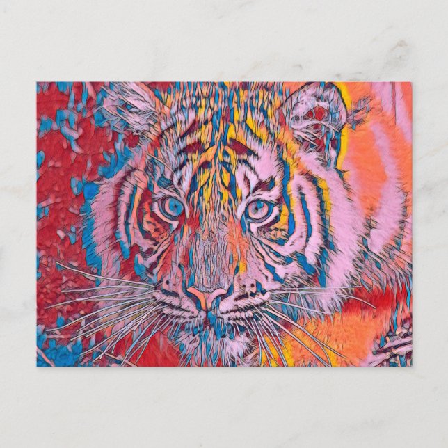 Postal AnimalMix_Tiger_054 (Anverso)