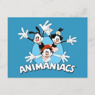 Postal Animaniacs   Hermanos Warner Brazos Abiertos Gráfi