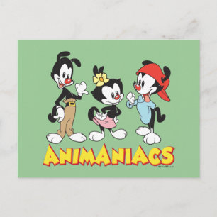 Postal Animaniacs   Yakko, Dot y Wakko de pie