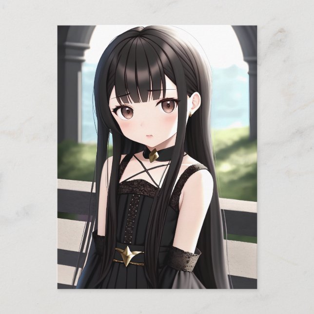 Postal Anime Chica 008 (Anverso)