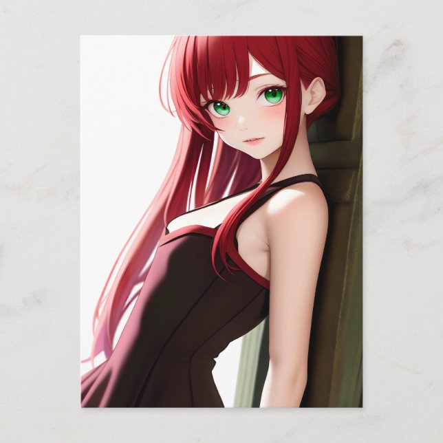 Postal Anime Chica 013 (Anverso)