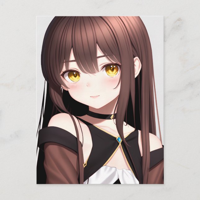 Postal Anime Chica 015 (Anverso)