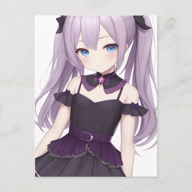 Postal Anime Chica 016 (Anverso)