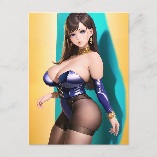 Postal Anime Chica 046 (Anverso)