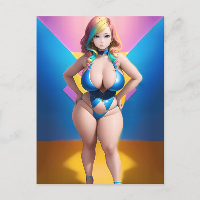 Postal Anime Chica 047 (Anverso)