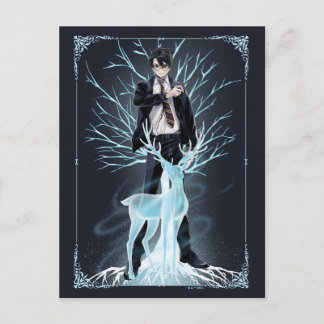 Postal Anime HARRY POTTER™ Ciervo Patronus