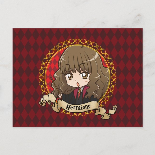 Postal Anime Hermione Granger (Anverso)