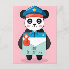 Postal Anime Panda, Happy Postcross,