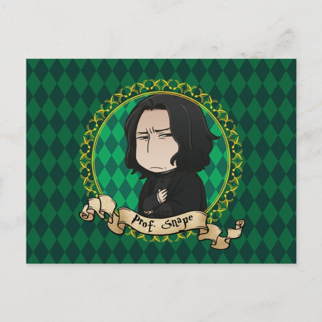 Postal Anime Professor Snape (Anverso)