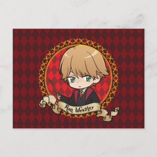 Postal Anime Ron Weasley